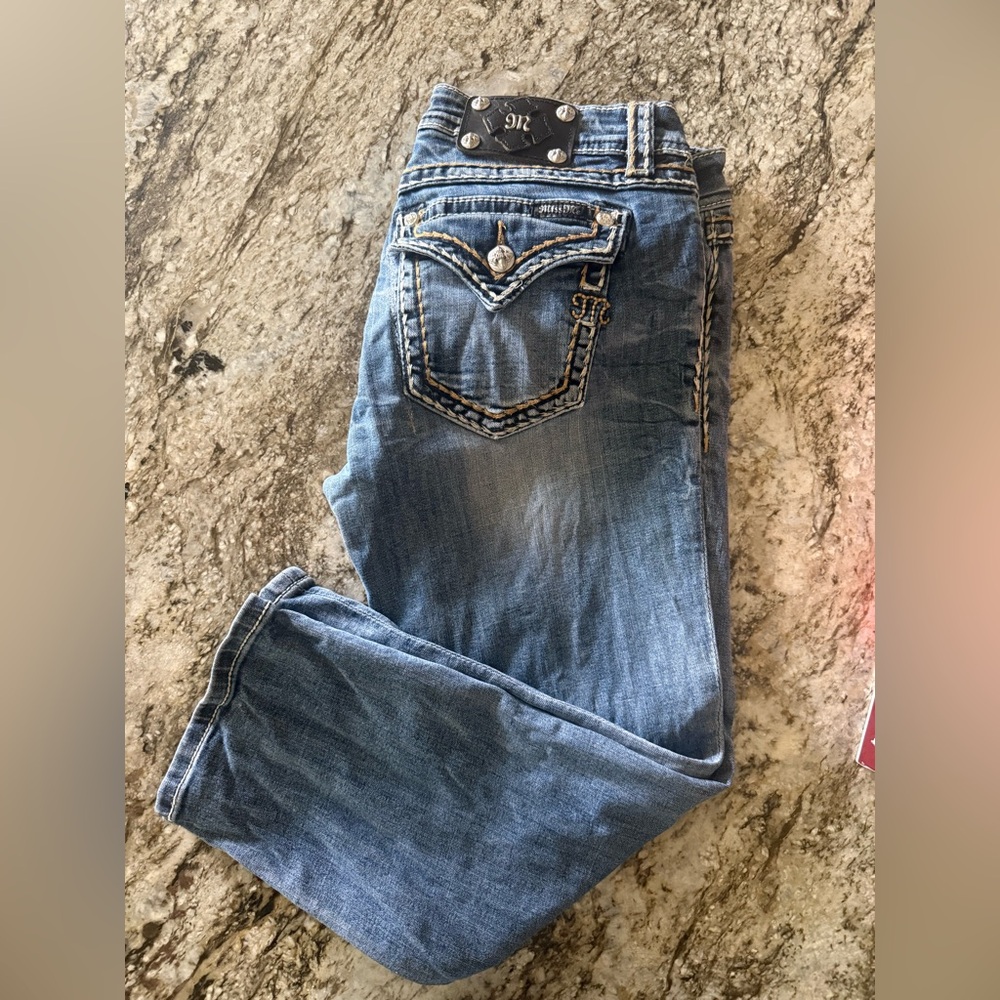 Miss Me Women's Blue Capri Jeans